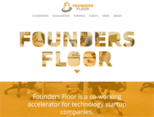 Tablet Screenshot of foundersfloor.com